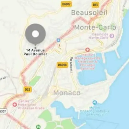 Studio Recent, Climatise, Monaco Et Gare A Pied * Beausoleil
