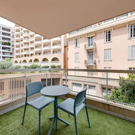 Apartment Studio Recent, Climatise, Monaco Et Gare A Pied *